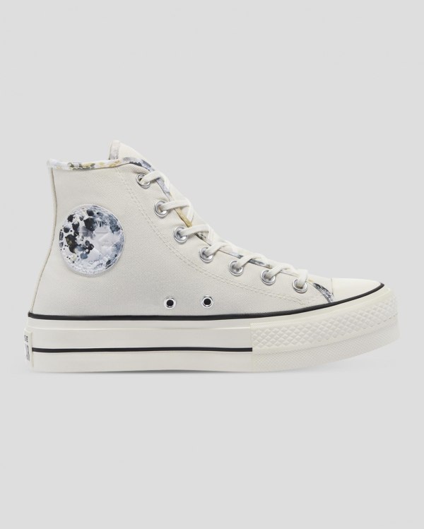 Converse Chuck Taylor All Star Lift Festival Beige Sko Danmark - Converse Høje Sneakers Dame - 72943